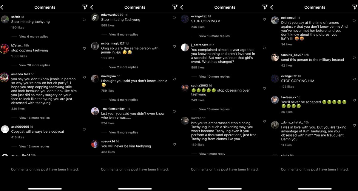 realvorilla's tweet photo. toto fandom are cyberbullying an innocent artist, what horrible toxic fans + toxic shippers😨
#outV https://t.co/dnTAkmSGeT