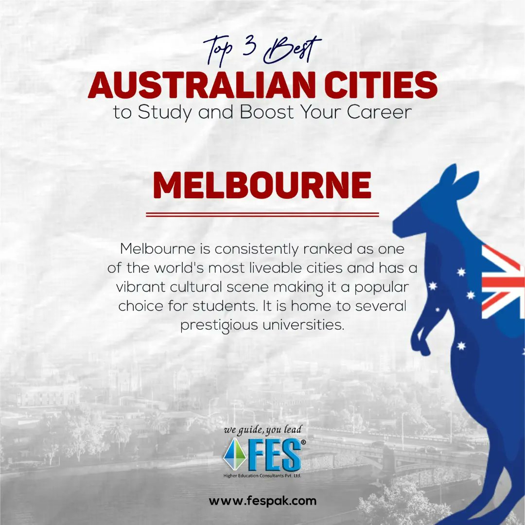 FESConsultants's tweet photo. Top 3 best Australian Cities to Study & Boost your Career!
๐0341 8454999
#fes #fes2023 #fesconsultants #studyabroad #Australia #StudyinAustralia #studyinsydney #studyinmelbourne #studyinperth #studyvisa #Pakistan #internationaleducation #bachelors #masters https://t.co/hDsUSX9vrC