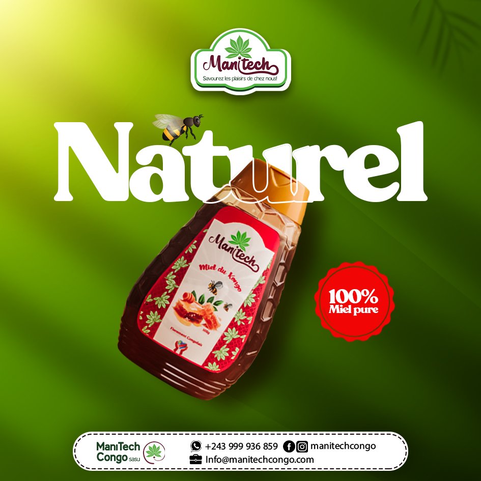 MANITECHCongo's tweet photo. @erikoasakura Consommons congolais. 
Produits de qualité, production industrielle fièrement RDC. 
Disponible dans plusieurs supermarchés a Kinshasa. 

#manitechlove #fierementcongolais https://t.co/5nnSJ0NZaC