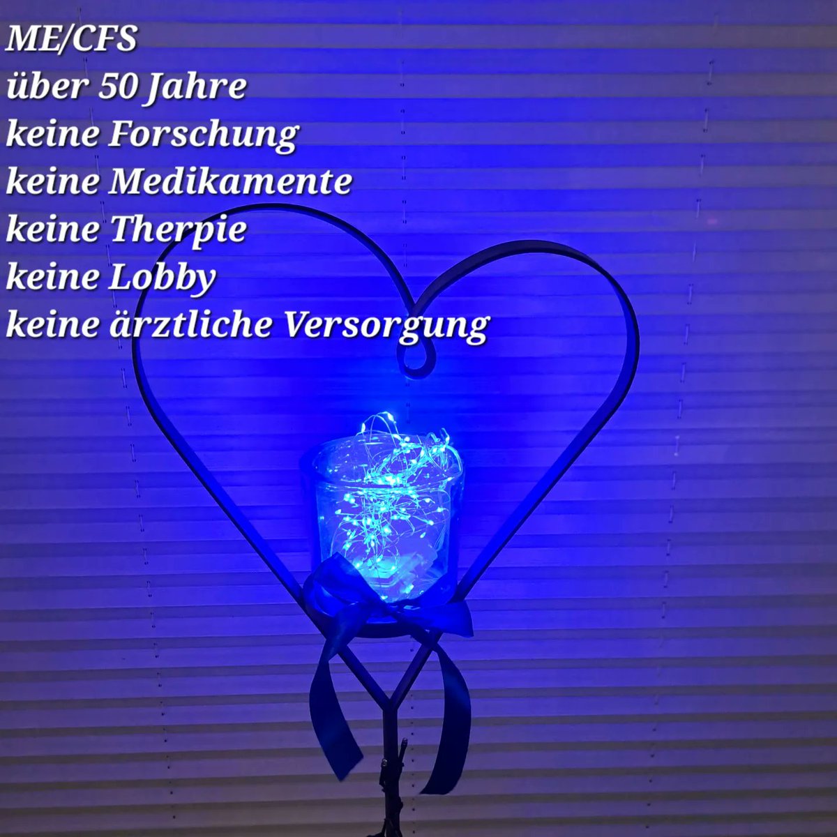 Ulrike_1985's tweet photo. #MECFS
#mecfsawarenessday
#Lightupthenight4ME
#millonsmissing
#worldsMEday
#canyouseeMEnow
#NotRecovered
#wirexistieren
#wirsindsichtbar
#wirfordernforschung
#tatenstattworte
#pleasehelpME https://t.co/57sW5bkcVm