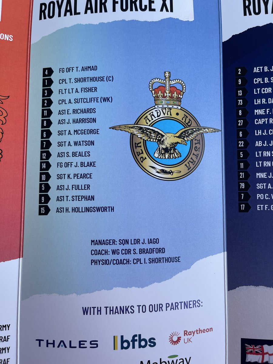 Had the most fabulous time at Lords with RAF Cricket Team