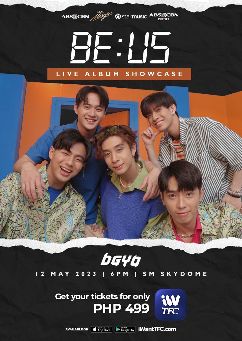 ofc_iwant's tweet photo. Ito na ang PANAHON to watch BGYO's BE:US Live Album Showcase!
Watch it via livestream tonight by getting your tickets on the iWantTFC website!

Purchase using your Credit/Debit card here: https://t.co/HG0XjtXBws . https://t.co/zYY5QKhts4