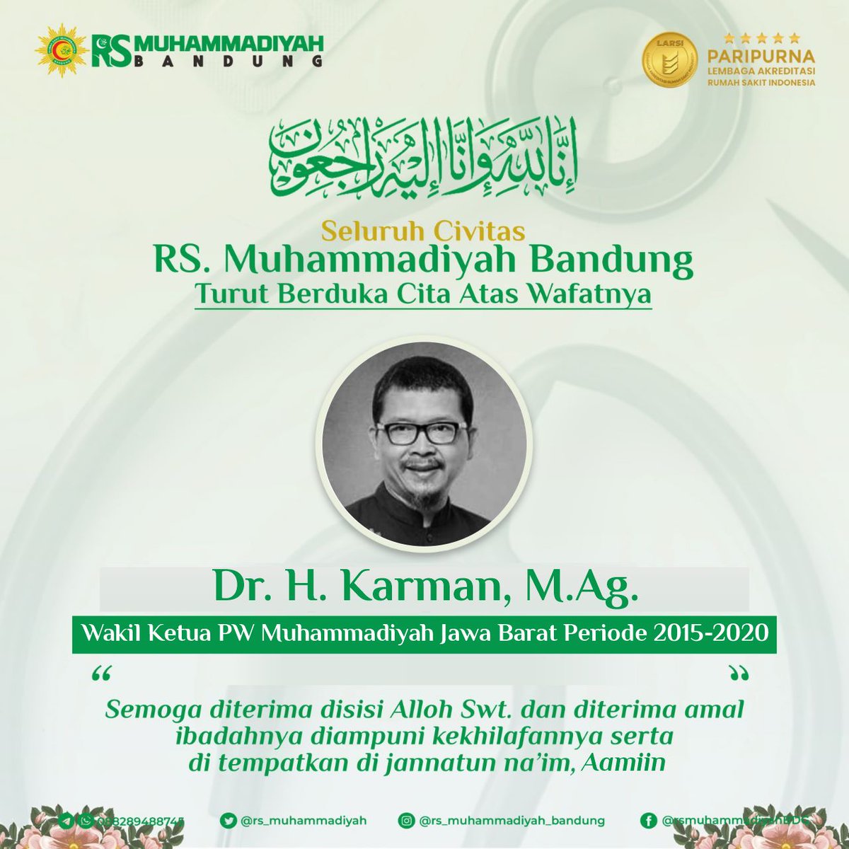 Rumah Sakit Muhammadiyah Bandung (@rs_muhammadiyah) on Twitter photo 