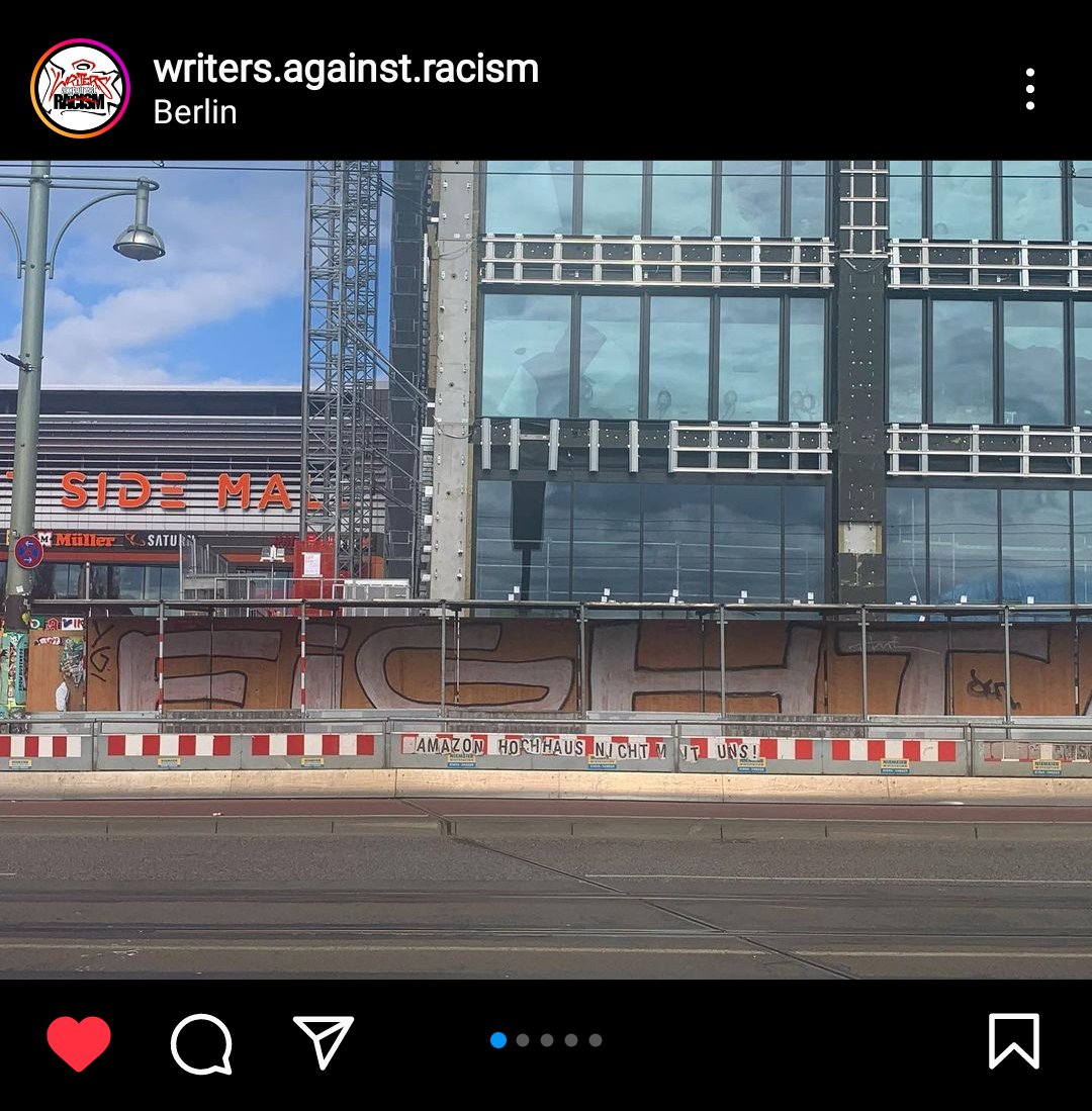 berlinvsamazon's tweet image. @writersagainstracism wissen was gut ist...
#NoAmazonTower #BerlinVsAmazon