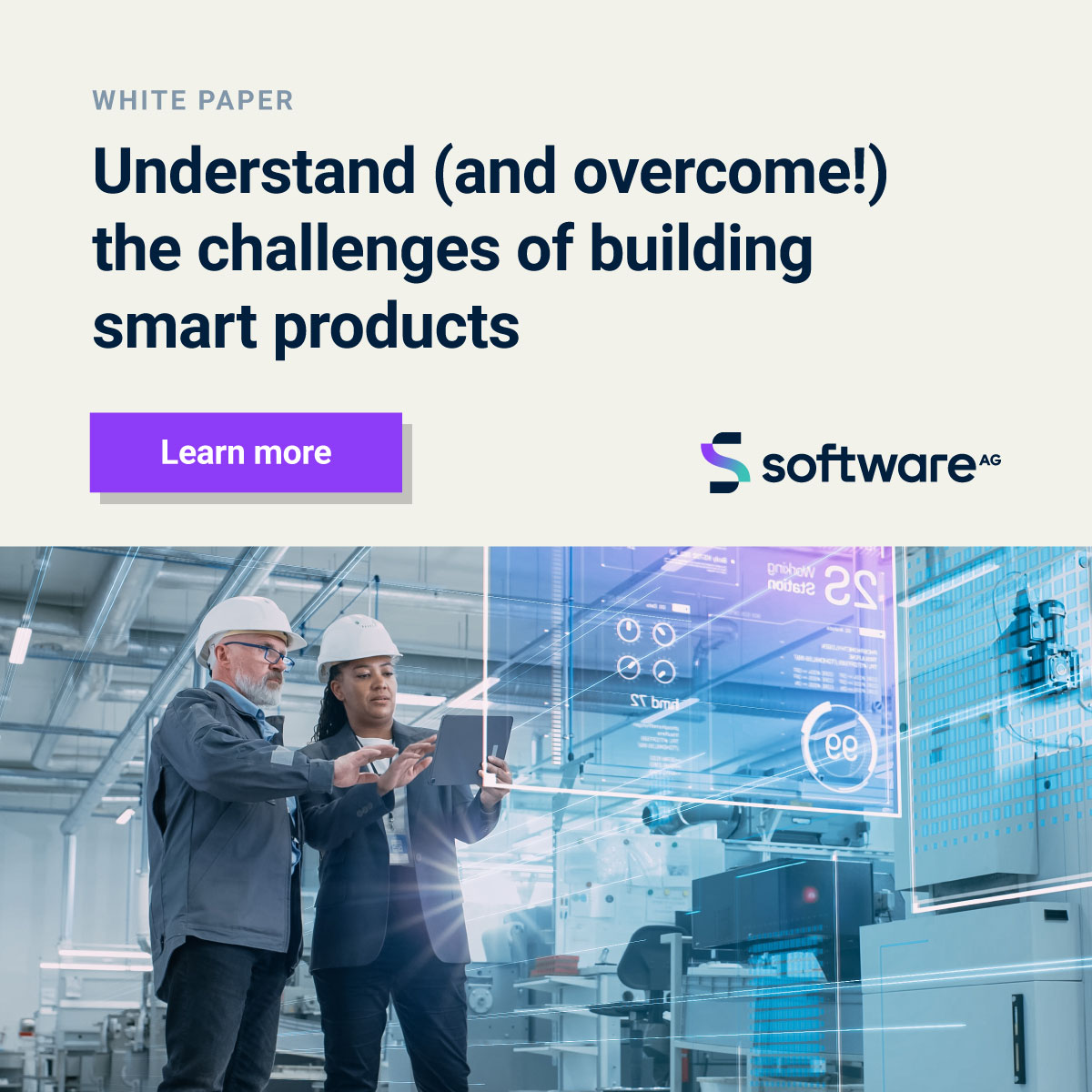 RT SoftwareAG "Make the switch, before your customers do. Read the white paper today! bit.ly/3YstBEo

#IoTMaturity #SmartProducts #IoT "