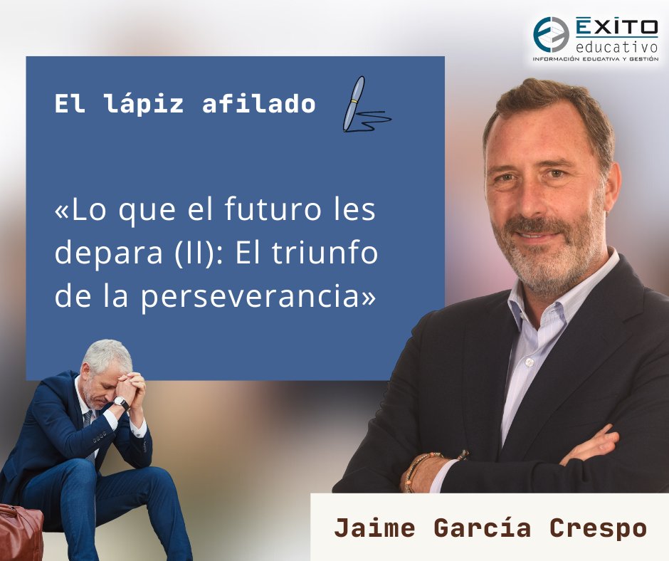 Exito_Educativo's tweet photo. ✍️FIRMAS "La #perseverancia es una cualidad esencial..."  Así empieza su artículo, el 2º de la serie "Lo que el futuro les depara" de Jaime García Crespo, en 𝗘́𝗫𝗜𝗧𝗢 𝗘𝗗𝗨𝗖𝗔𝗧𝗜𝗩𝗢, un artículo para pensar...
https://t.co/m3ZZ5iI4Jk
@GBEducacion #lasfirmasdeéxitoeducativo https://t.co/6nbTYACjaU