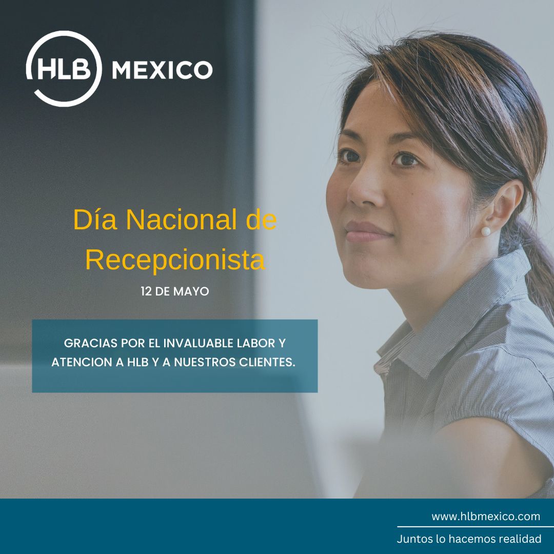 Día nacional de recepcionista. Gracias por el invaluable labor y atención a HLB y a nuestros clientes.

#dianacionalderecepcionista #12demayo #hlb