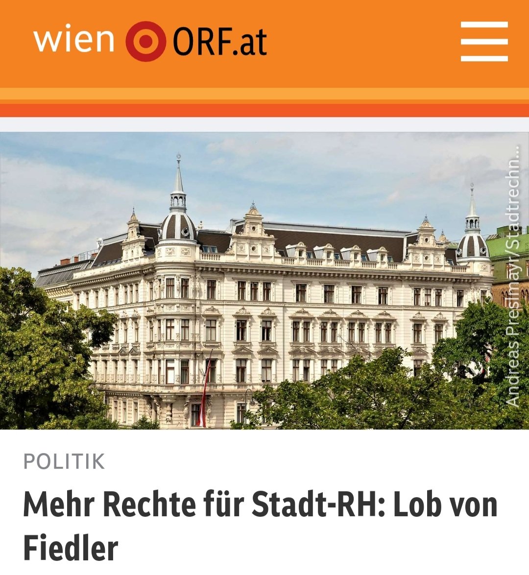 Das Lob von Österreichs "Mr. Transparency", Franz Fiedler, für unser #Transparenzpaket freut uns und bestärkt uns in unserer weiteren Arbeit für saubere Politik und sparsamen Umgang mit Steuergeld. Die Menschen haben sich dies mehr denn je verdient! 
#Transparenz <a href="/NeosWien/">NEOS Wien</a>