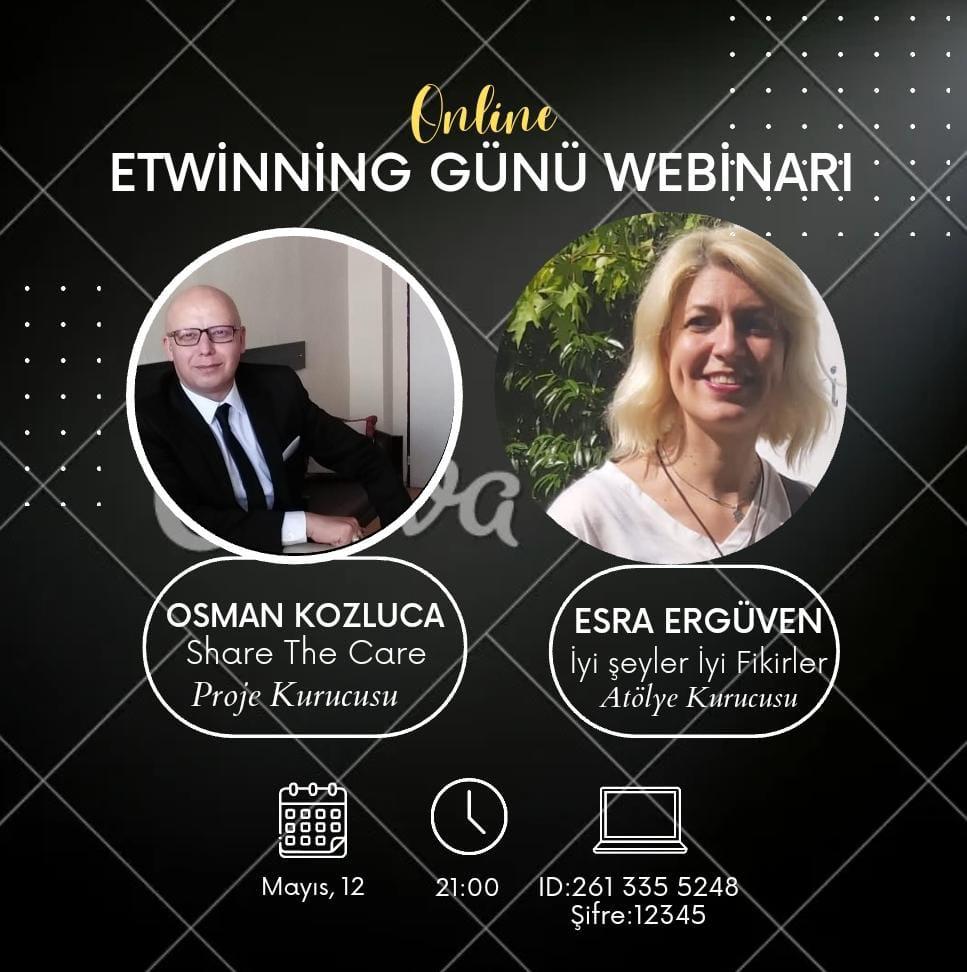 Tuba Yılmaz Gvn hocamızla yürütülen iyilik hareketi, e-twinning projesi değerlendirme toplantısına katılmak isteyenlere duyurulur... Toplantı bu akşam olacak!

#akpınar
#ladik
#samsun
#abprojeleri
#etwinning
#sharethecare
#iyilikhareketi
#teşekkürler
#goodness
#actofgoodness