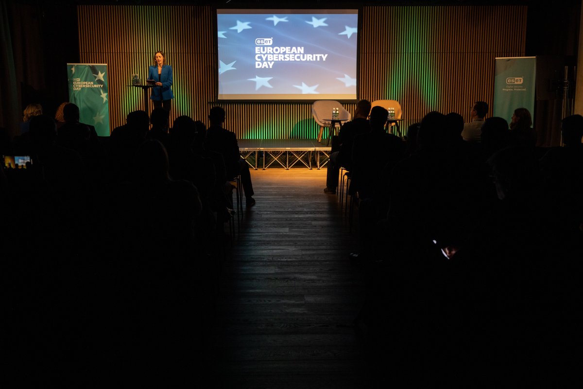 ESET's tweet photo. #EECD Warsaw was a success with the biggest number of attendees to date! The discussion on how to deal with the growing cyber risks to our critical Infrastructure continues, big thanks to all participants for bringing your expertise. 😉#ProgressProtected 
https://t.co/43aGgrRyzz https://t.co/ys9XAG14lJ
