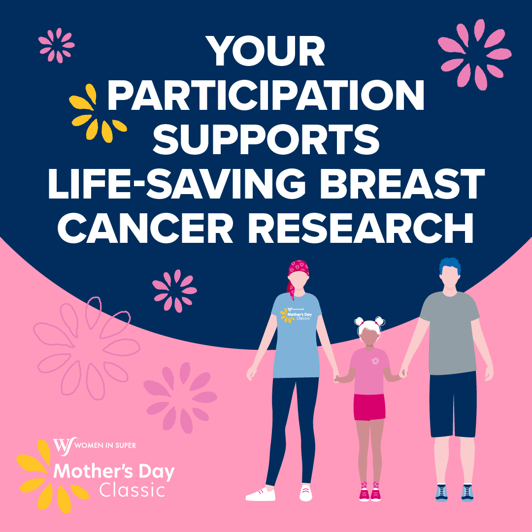 Today, we're walking and running to get closer to a future free from breast cancer 💗  

#md2023 #mothersdayclassic