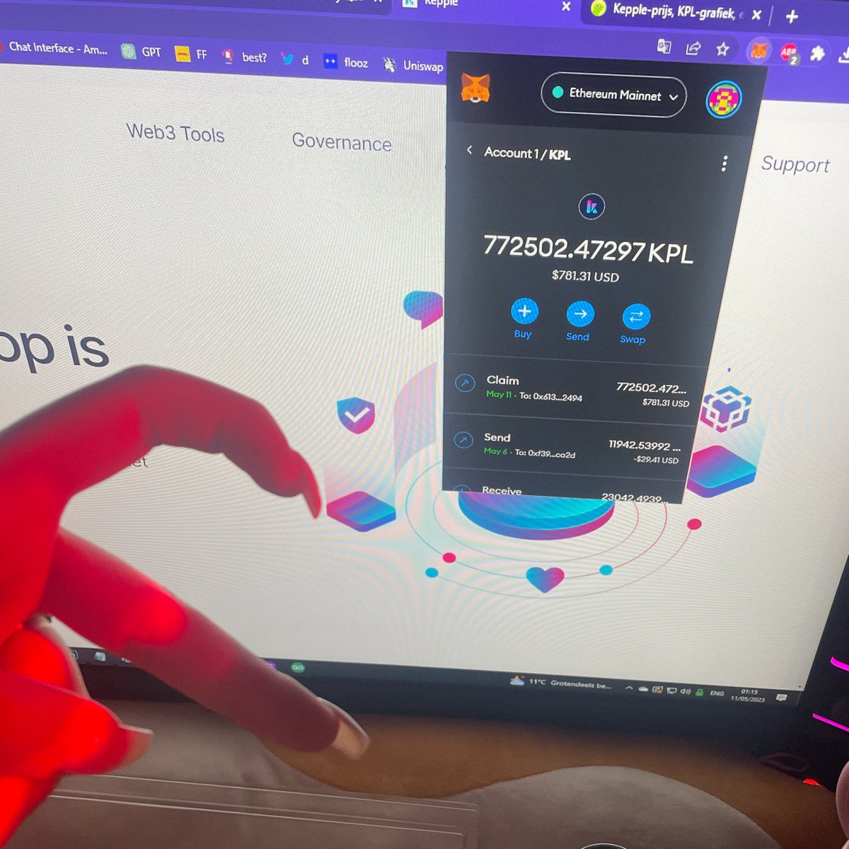 qkagomeru's tweet photo. OMG i just got $780 from #KEPPLE their airdrop????? 🫶

check their site to claim your tokens:
👉 https://t.co/fNhEcDNZpY

#PEPE $PEPE $BEN #MILADY $JASMY #CAPO $CAPO $QNT #TearsOfTheKingdom #PulseChain #crypto #Bitcoin #Tate #CEO #Eurovision $WOJAK #PEPEAI #Safemoon $ETH https://t.co/0vOv1uYNSw