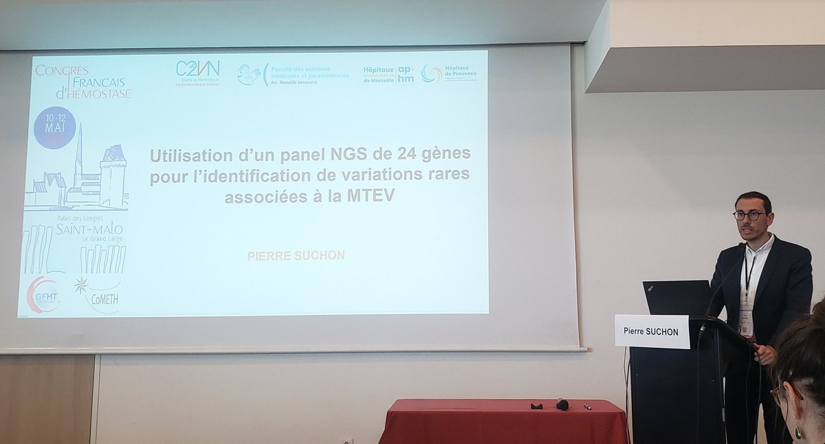 Le NGS dans les variants rares associées à la MTEV avec Pierre Suchon #CFH2023 <a href="/reseau_c2vn/">C2VN</a>