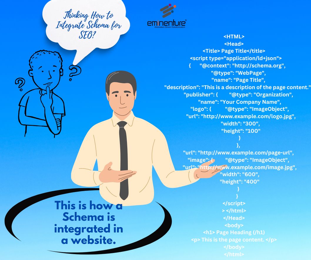 Eminenture's tweet image. Schema markup can enhance #searchengine results by displaying #richsnippets, which enhance web #visibility, #traffic, and hence, boost #leads for #sales or #highROI. Read More: tinyurl.com/2u72jt5n #eminenture #eminenturetech #schemadesign #schemamarkup