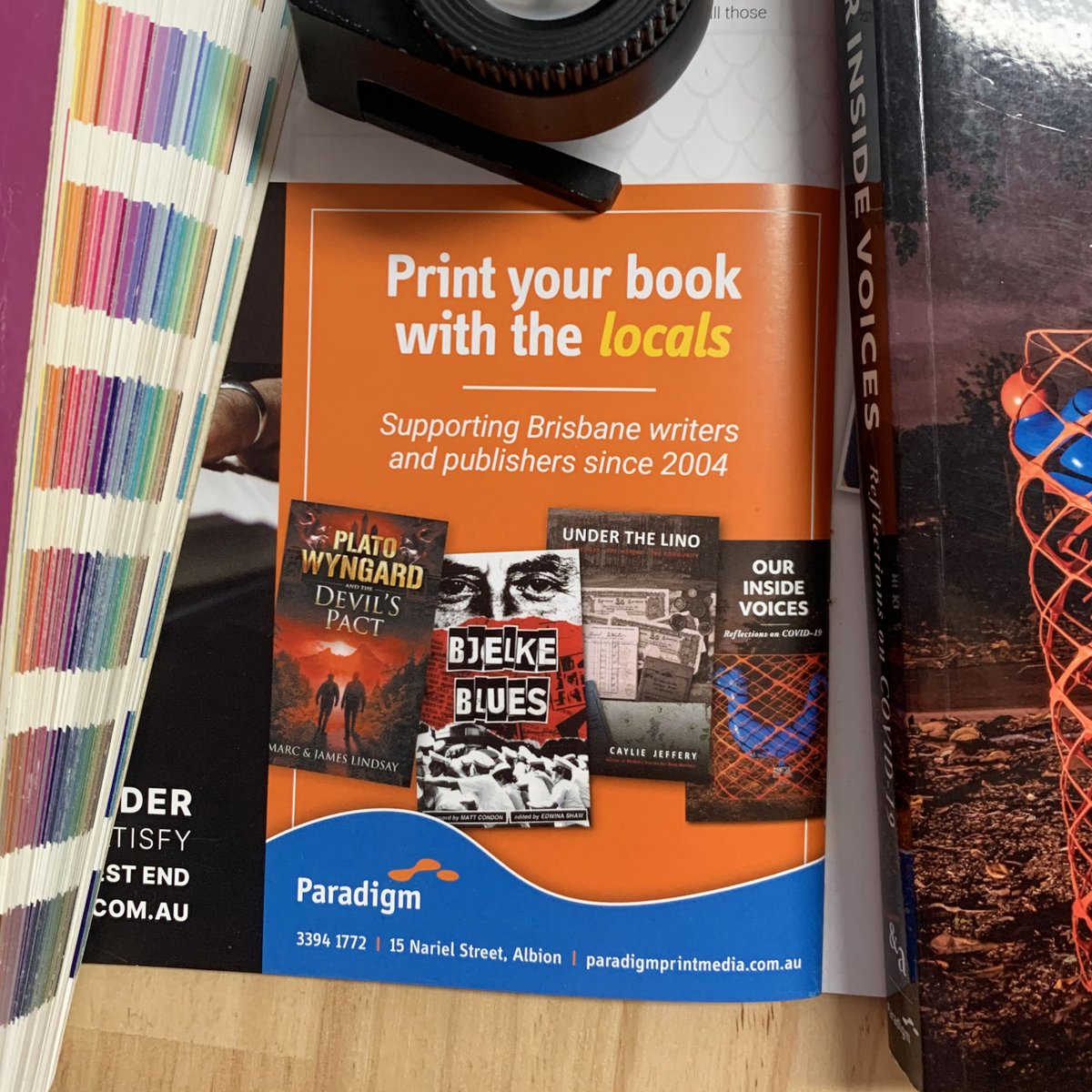 paradigmprint's tweet photo. Check out our shiny new ad in this year's Brisbane Writers Festival programme! #bwf23 @BrisWritersFest #paradigmprintmedia @paradigmprintmedia @paradigmprint https://t.co/Jz18sIGvuG