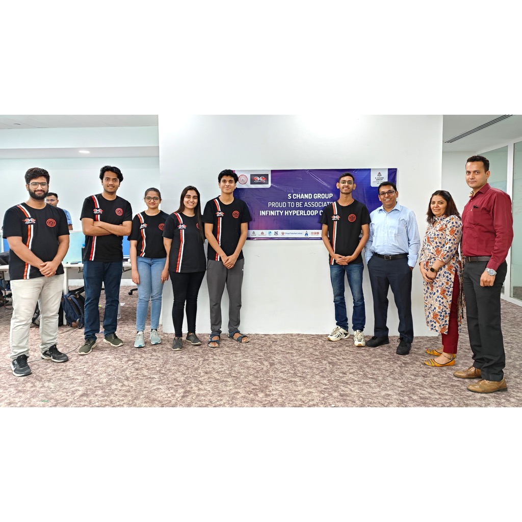 SChandGroup's tweet photo. #SChand believes in education leading to #innovation. We are excited to be a part of Infinity Hyper loop, IIT Delhi of this revolutionary journey which leads to a better future of our nation.

#SChandPublishing #Revolution #Tech #InfinityHyperloop #TransportationRevolution https://t.co/bMUGlc1N0d