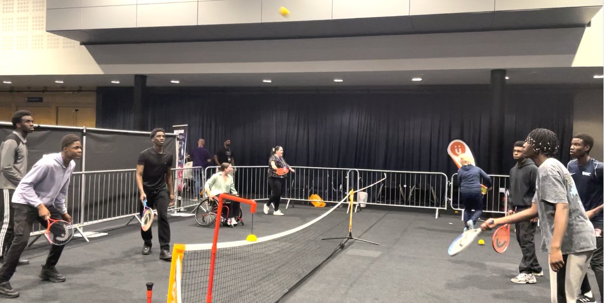 LuSuSports's tweet photo. Wow we had a great day at the #includesummit Conference last week, we loved getting people to have a go at our practical tennis sessions & chatting to others.
Amazing speakers & opportunities to make connections. Thank you @includesummit @GmMoving @head_tennis @the_LTA https://t.co/lOiDUa0FQf