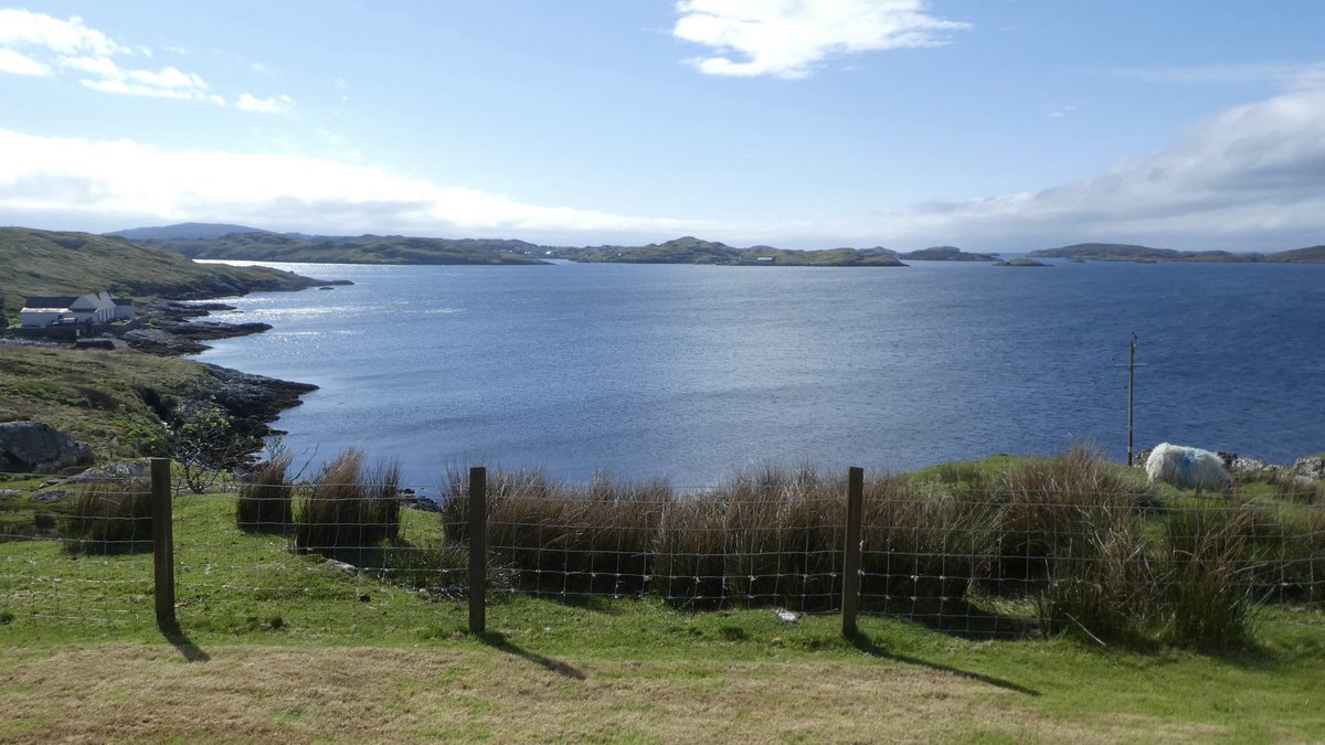 View from our doorway #IsleofHarris #ScotlandIsCalling
[ landscape - click on the pic to see it all]