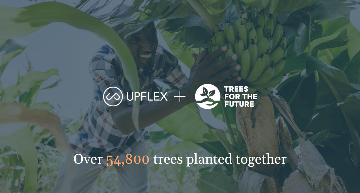 Upflex's tweet photo. 🌳 So far, we've planted 54.8k+ trees with @Treesftf 🌍, eliminating roughly 380,688 lbs CO2/yr from our Q1 2023 bookings alone.
Book a space, plant a tree & support farmers against climate change. Explore: https://t.co/POubyxf2Vo 🌱 #Sustainability #ClimateAction #Upflex https://t.co/tni3LOWe2F