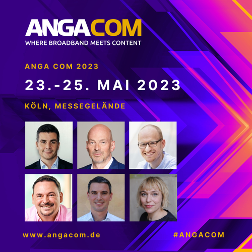 ANGA_COM's tweet photo. #ANGACOM 2023: Welche neuen Trends gibt es bei #TV, #Streaming und #OTT? Am 24.5. um 11:30 Uhr diskutieren zu dieser hochaktuellen Frage und Stichworten wie #FAST-TV, #AVOD und #AppTV:
- @AhHorta, IMG Media
- Michael Keidel, @paramountco
- Henning Nieslony, @RTLDE_Corporate
... https://t.co/2GLbt6M4Kk