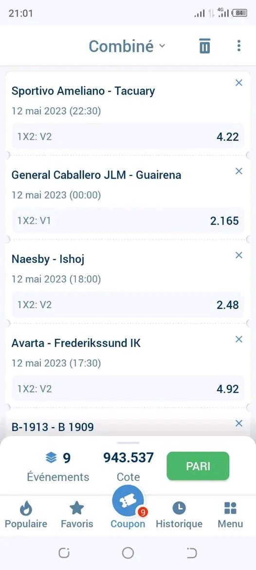 lassanesawad's tweet photo. Si tu as 100 vas miser sur ce coupon  c'est après gains 
https://t.co/SfDyRjl9Dr✅✅✅
https://t.co/SfDyRjl9Dr✅✅✅ https://t.co/nW9HI6uF34
