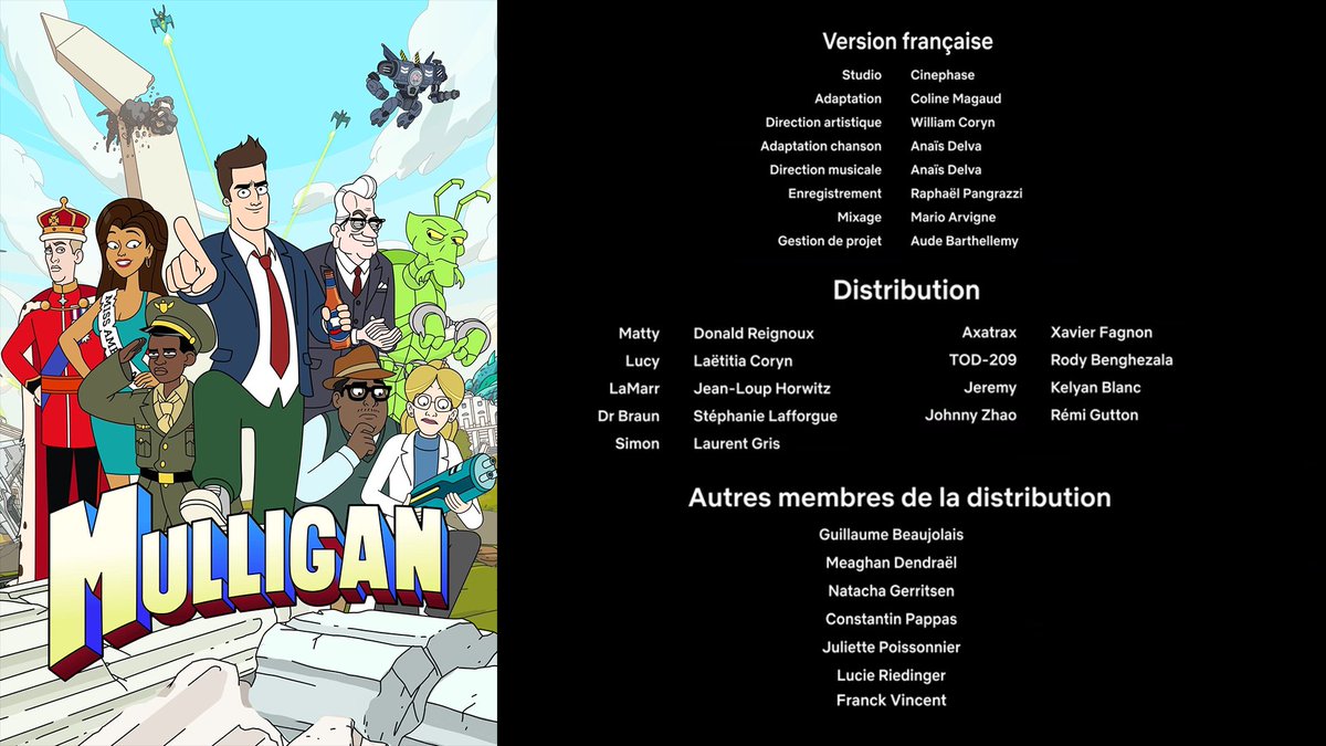Bastien D. Fry (@bastiendruker) on Twitter photo Carton de doublage de la série "Mulligan" sur Netflix dirigé par <a href="/William_Coryn/">William Coryn</a>
Avec <a href="/DonaldReignoux/">Donald Reignoux</a> <a href="/XavierFagnon/">Xavier Fagnon</a> <a href="/jlhtwitt/">Jean-Loup HORWITZ</a> <a href="/LoloGris/">Laurent Gris</a> <a href="/RGutton/">Rémi Gutton</a> <a href="/KelyanBlanc/">KelyanVF ⚡️</a> @Guil_Beaujolais <a href="/ConstantinPapp1/">Constantin Pappas 🇺🇦🇦🇷</a> <a href="/m_dendrael/">Meaghan DENDRAEL</a> Carton de doublage de la série "Mulligan" sur Netflix dirigé par <a href="/William_Coryn/">William Coryn</a>
Avec <a href="/DonaldReignoux/">Donald Reignoux</a> <a href="/XavierFagnon/">Xavier Fagnon</a> <a href="/jlhtwitt/">Jean-Loup HORWITZ</a> <a href="/LoloGris/">Laurent Gris</a> <a href="/RGutton/">Rémi Gutton</a> <a href="/KelyanBlanc/">KelyanVF ⚡️</a> @Guil_Beaujolais <a href="/ConstantinPapp1/">Constantin Pappas 🇺🇦🇦🇷</a> <a href="/m_dendrael/">Meaghan DENDRAEL</a>
