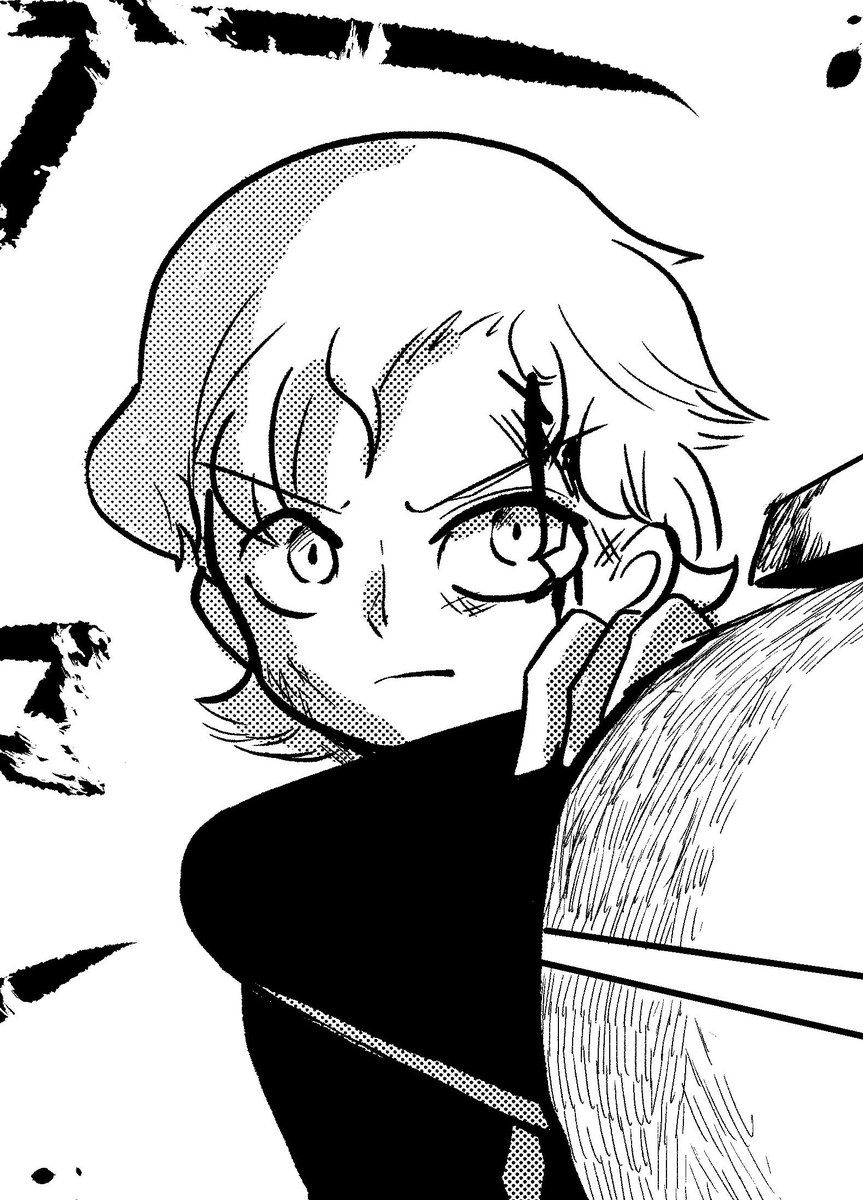 壱鉄くんは笑う時はちゃんと笑い、怒るときは怒る列記とした人間の少年なんですね。バトルシーンもですが、今回は以前持ち込みでアドバイスされていた、キャラクターの表情を描くのもこだわりました☺️☺️

#創作漫画 