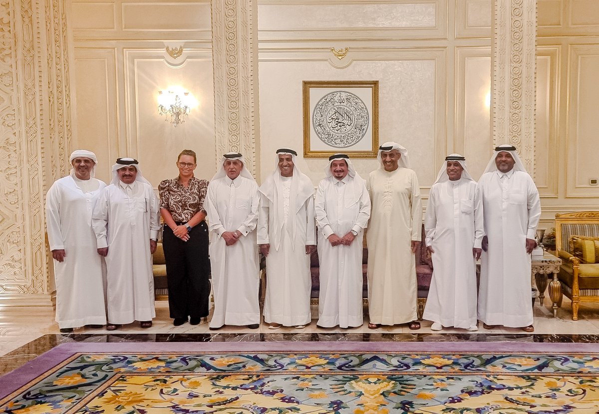 gulfcraft's tweet photo. #GulfCraft Chairman - Mohammed Hussein Al Shaali visits Mr. Faisal AlSulaiti in Doha, Qatar.
.
.
.
#LegacyInMotion #Qatar #MajestyYachts #NomadYachts #OryxSportCruisers #Silvercraft #Silvercat https://t.co/SWtAXC7HgA