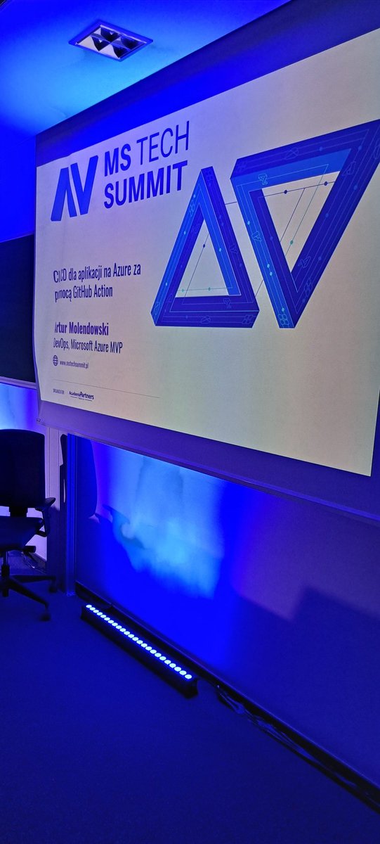 AMolendowski's tweet photo. @MSDevSummit Czas rozpocząć sesję 🙂 https://t.co/1olgbafId6