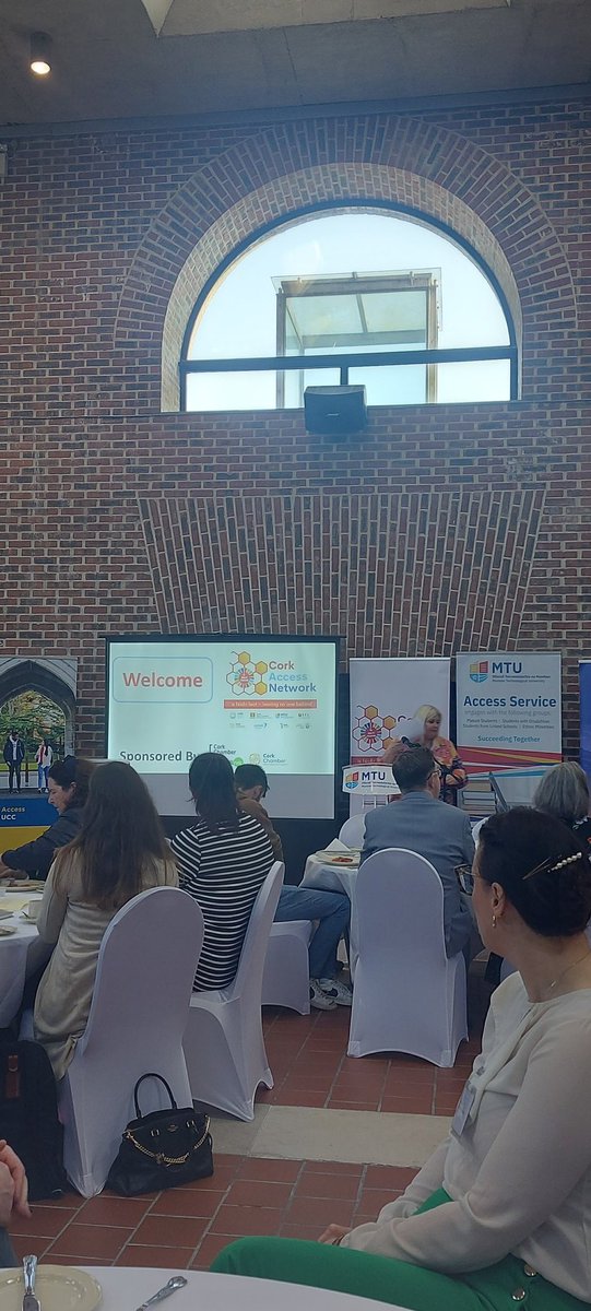 Delighted to be at the Cork Access Network breakfast this morning in <a href="/MTU_ie/">Munster Technological University</a> and to hear of the great ongoing initiatives in Cork <a href="/extendedcampus/">MTU Extended Campus</a>