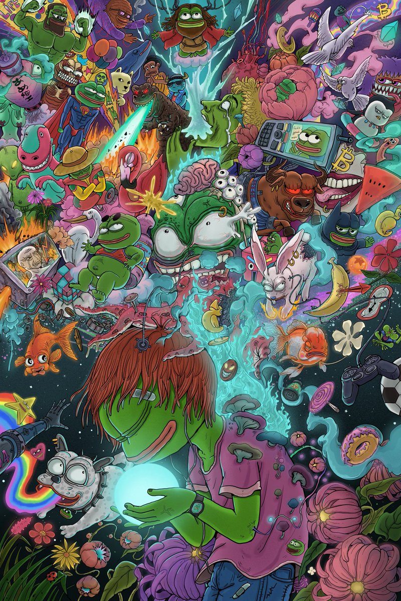 naramalee's tweet photo. “ SUBCONSCIOUS”
hope you like and enjoy this artwork
📍 https://t.co/qVKTgqjsE7 
#pepe #nft #frogfam $pepe https://t.co/16jpS9SBGw
