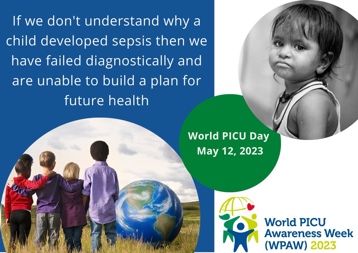 📢TODAY is WorldPICUDay2023❗️

🚨Still time to register here 👉tinyurl.com/25ut5efp for the panel discussion at 2pm UTC 🚨

➡️Focusing on #Sepsis Guidelines for Early Recognition, Resuscitation, and Management: Global Perspectives❗️