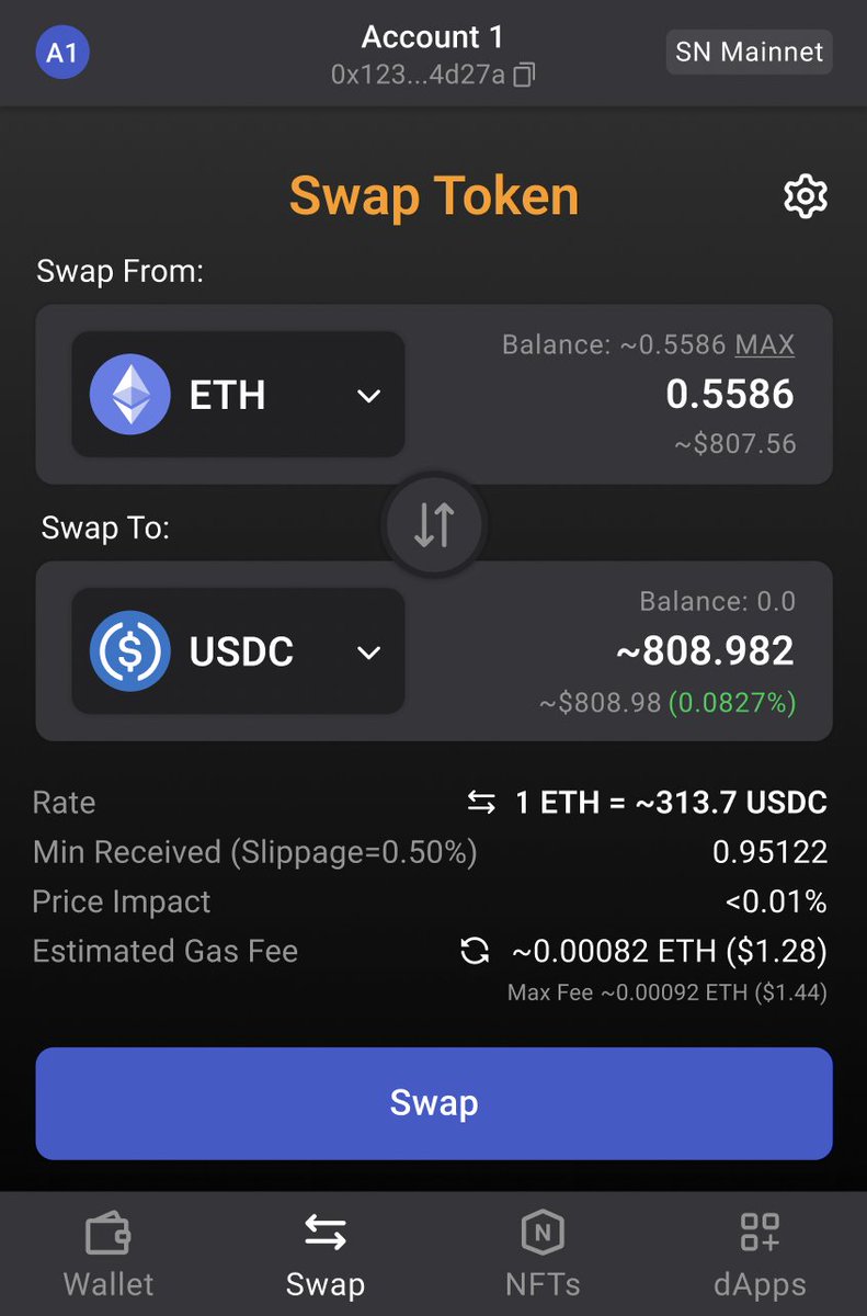 Braavos a Wallet on Twitter "3/8 🛠 Braavos has all the