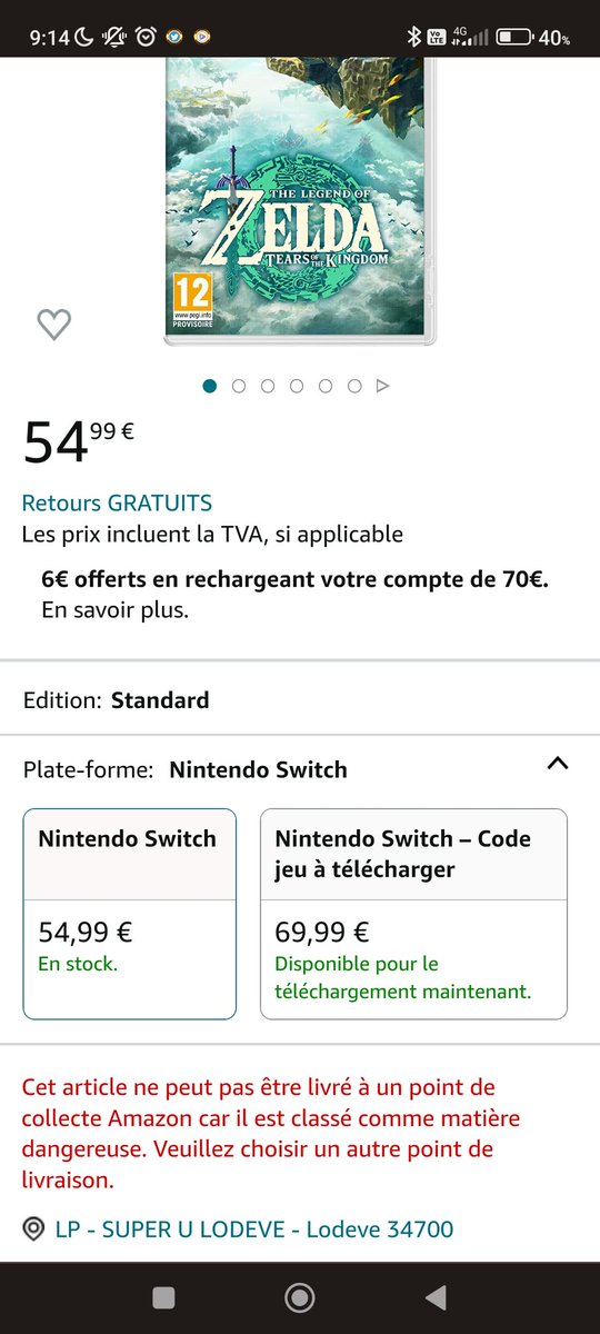 alexbalrog's tweet photo. Euh pardon ?? ,@AmazonNewsFR  vous  êtes sérieux la ?? 🤣🤣 https://t.co/kplJIHJ4mu