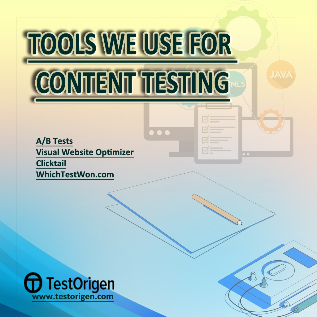 Test_Origen's tweet image. Visit testorigen.com now and our team of experienced professionals will work closely with you to design experiments and A/B tests, exploring different variations of your content to identify the winning elements. 📈 🏆
#SoftwareTestingServices #QualityAssurance