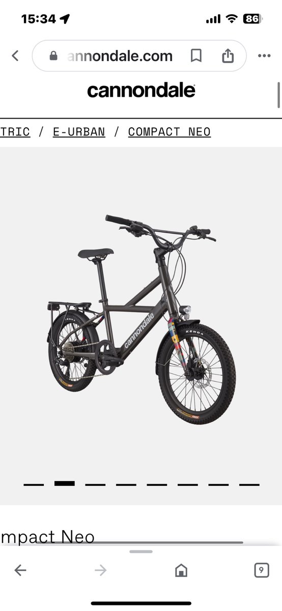 cw_ohtaki's tweet photo. コンパクトなミニベロタイプのE-BIKEが入荷しました。
収納時は、ハンドル、ペダルをたたむことができてコンパクトに。
#compactneo
#キャノンデール
#サイクルワークスオオタキ https://t.co/fhxLu0PV0h