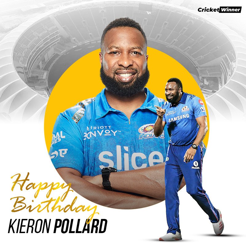 Wishing a very happy birthday to Kieron Pollard    
