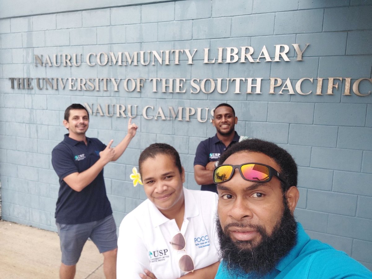 FijiJasha's tweet photo. Grateful to have spent the last 7 days in 🇳🇷 Nauru 🇳🇷 learning how communities are living with CC. Beautiful, friendly country, with a history unlike any other. 
@ProtectPacific @pace_sd https://t.co/QFZVpmtO5X