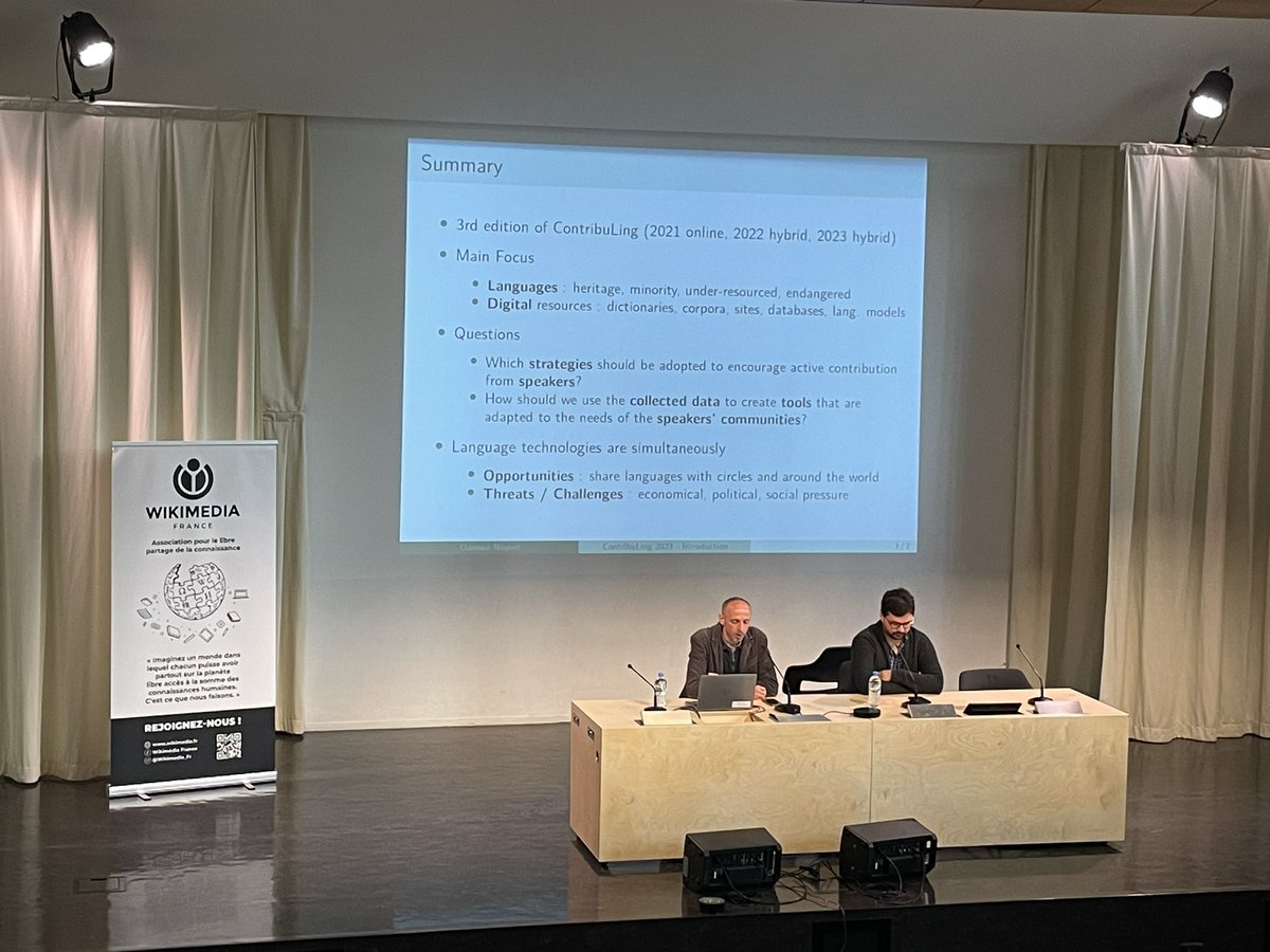 sina_ahm's tweet image. Here we go for a day to discuss minority languages and their challenges in language technology at #ContribuLing
#nlproc