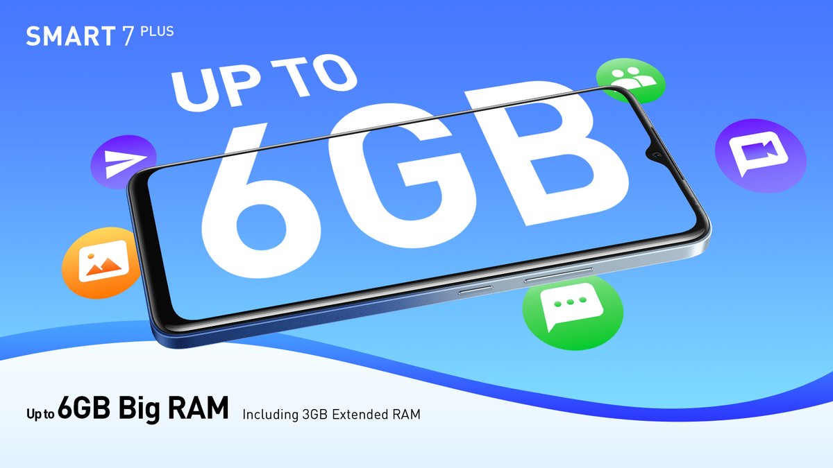 InfinixMobileTZ's tweet photo. Kutana na SMART Series ya kwanza yenye hadi 6GB RAM (3GB+3GB Extended RAM).
Je, Unajua namna ya kuongeza RAM hadi 6GBRAM?
#infinixtanzania #smart7plus #IkiingiaImekaa https://t.co/xk1ymmoc0v