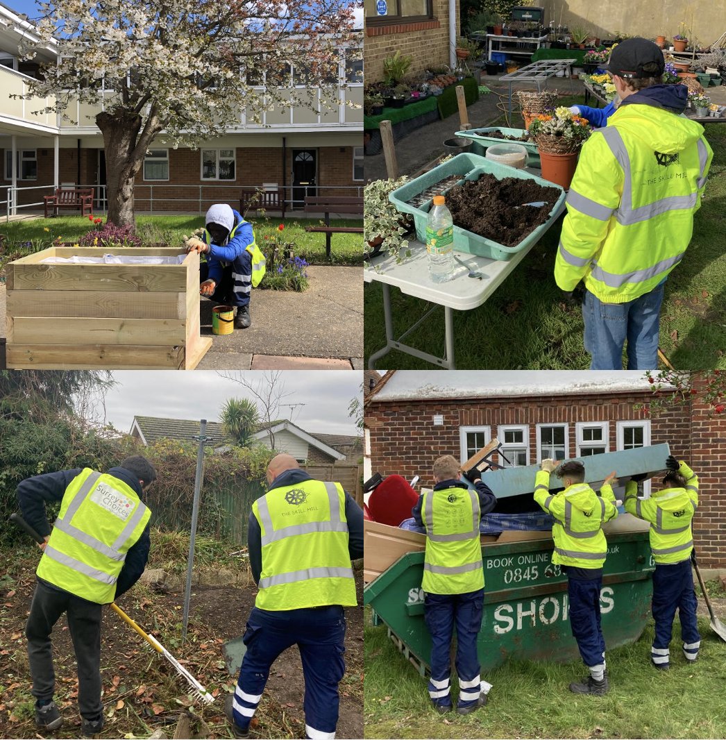 Our work benefits #communities by delivering #services which #improve the #localenvironment, #increase #civicpride and care for #publicspaces and #communityassets. Photos from @SkillMillSurrey. 
@SurreyCouncil @SYPFund @SurreyChoices @SurreyPCC @surreylive @SurreyPolice