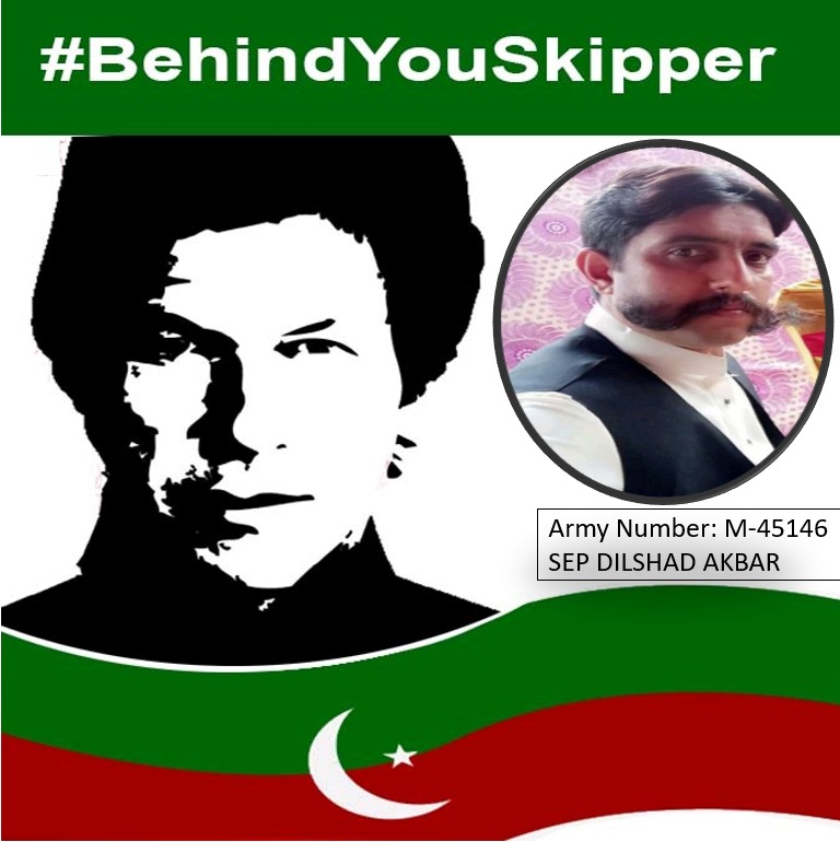 Let’s all stand in solidarity with Imran Khan. May Allah save his mission. #BehindYouSkipper Martial Law