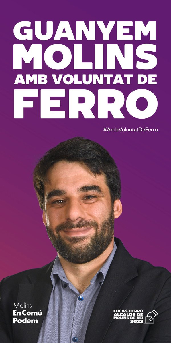 Lucas_Ferro_'s tweet photo. 💜 Aquesta nit hem començat la campanya. Amb la força de totes farem de Molins una vila de canvi! 

Per guanyar drets, per transformar la vila.

Aquest 28M #GuanyemMolins https://t.co/qsJ4qce8L5