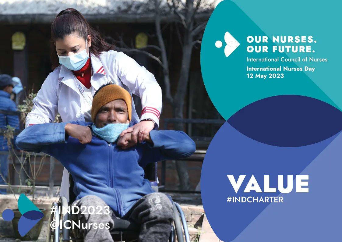 Today is @icnurses International #NursesDay

This year's theme is “Our Nurses. Our Future”

buff.ly/2vx4YKE 

#IND2023 #INDCharter