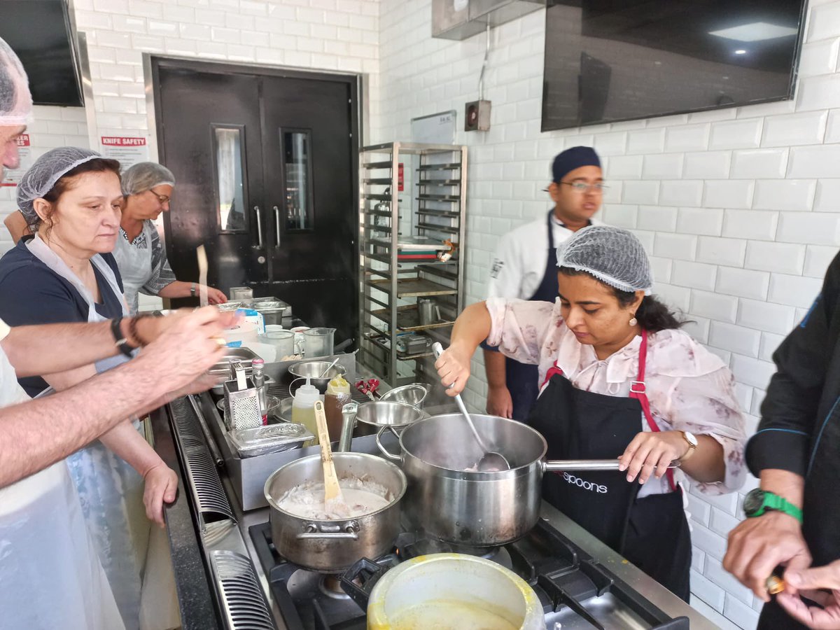 EUNIC_India's tweet photo. Grateful for the incredible experience at the culinary workshop. 🍜
We at #EUNICIndia thank our hosts @ISHOfficial for us!
#EUNICmember
#IndianschoolofHospitality #culture #culinaryweekend
#culinaryworkshop
@SwissEmbassyIND @CulturalDelhi @PHND_swiss_arts @icccpnovadelhi https://t.co/bK7i922zPh