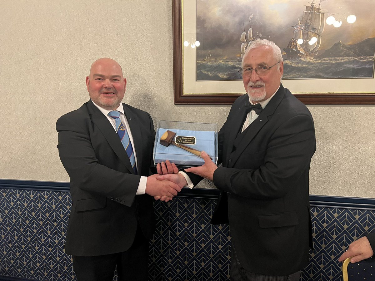 Congratulations to <a href="/fishguardmasons/">Strumble Lodge 4351</a> for collecting the West Wales travelling gavel. A great initiation was witnessed by all, with a great number of members and visitors. See you all in September!
<a href="/WestWalesMason/">West Wales Mason</a> <a href="/JamesRossAJR/">PGM West Wales MEGS</a> <a href="/DirkdenH/">Dirk den Hartog</a>
