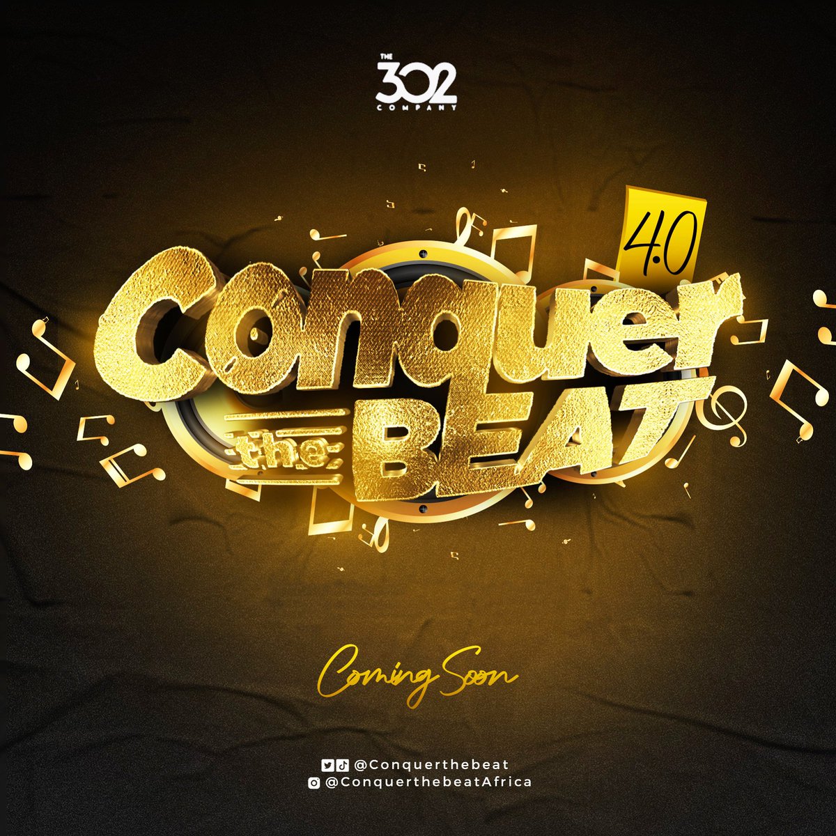 The3O2Company's tweet photo. Announcement 📣 
The 4th edition of the annual “Conquer the beat” freebeat competition will be launching soon!

We’re back with a lot of amazing surprises 

Kindly follow @ConquerTheBeat and tag an artist you know to stay tuned
#Conquerthebeat #Conquerthebeat4 https://t.co/CExGRUXM8q