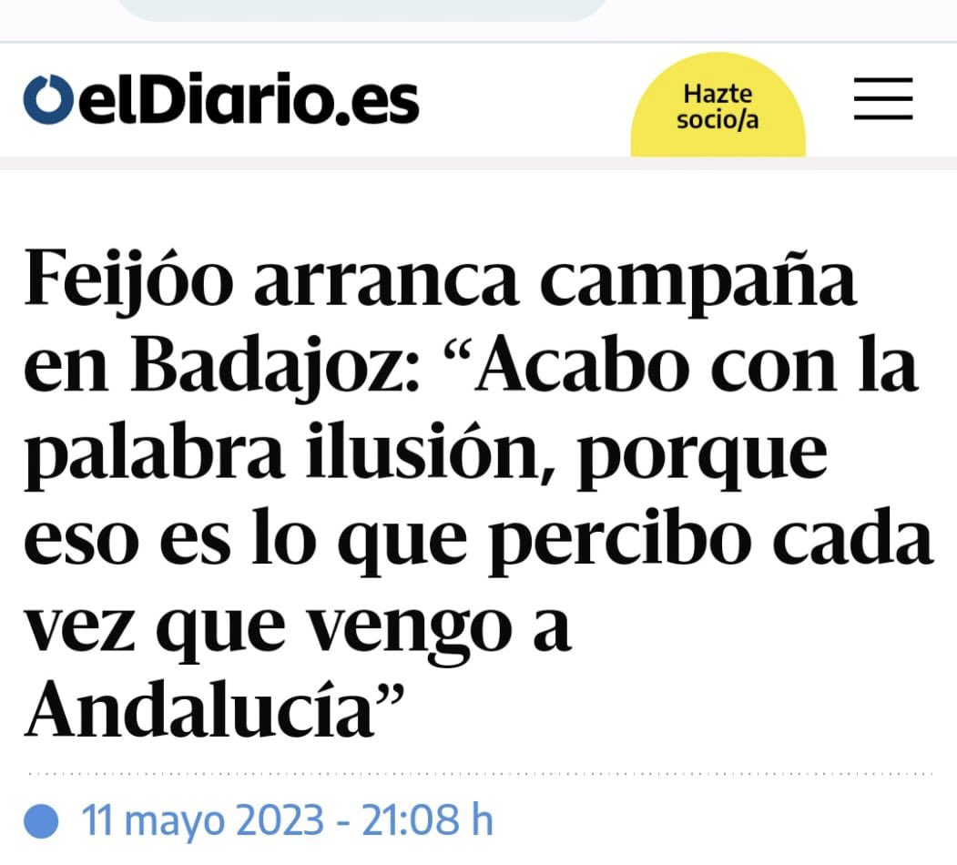 J_Zaragoza_'s tweet image. Pero Sánchez está en Estados Unidos para reunirse con el Presidente Biden.
Feijóo va a Badajoz para decirles que está en Andalucia.