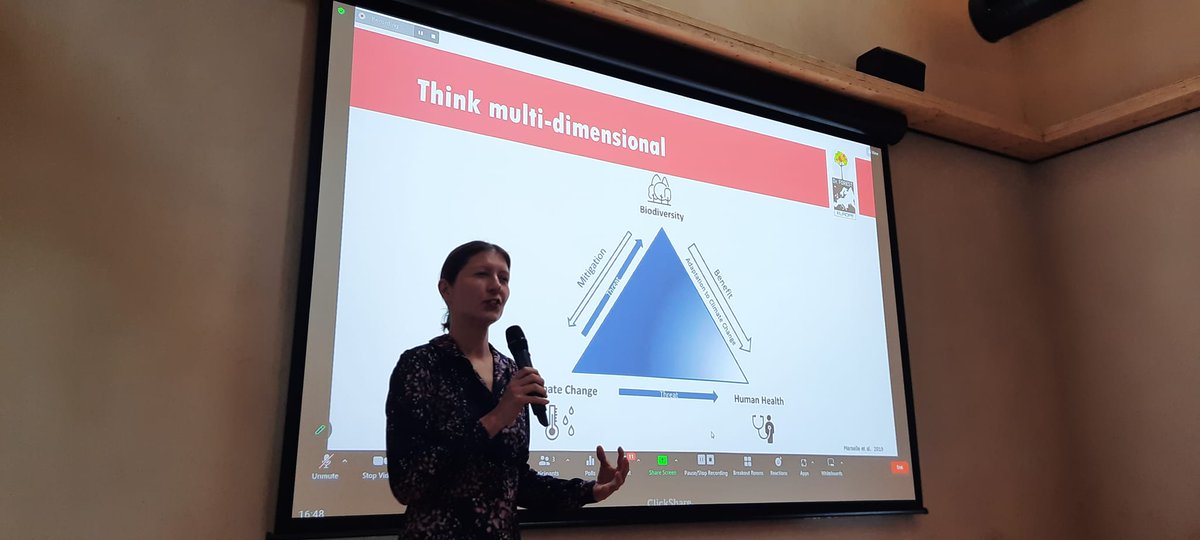 "Think multidimensionally, think long term...and get outside!", stated our Dr.HUMAN in the Dr.FOREST, Medical Dr. Daniela Haluza.
#publichealth #biodiversity #climatechange #humanhealthrisks #humanhealthbenefits #forest #getoutside