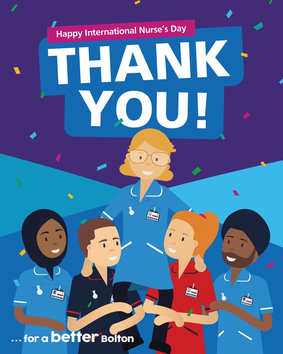 Happy International Nurses Day to our absolutely brilliant nurses!

Our nurses are experts, specialists and dedicate themselves to helping others - day in, day out.

Thank you for everything you do!

#IND2023